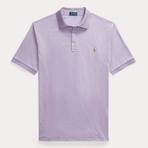 Polo Ralph Lauren Soft Cotton Polo Classic Fit Shirt - Amethyst Heather Purple